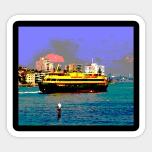 The Manly Ferry Sticker